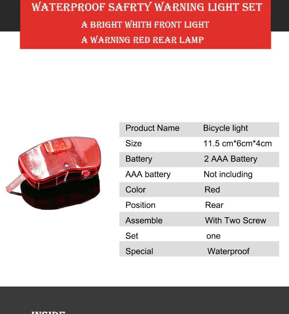 Cheap 3 LEDs Red Rear Light for Bike Bicycle Rear Rack Carrier Safety Warning Lamp Battery Bike Bicycle Lighting Cycling Accessories 2 Cheap 3 LEDs Red Rear Light for Bike Bicycle Rear Rack Carrier Safety Warning Lamp Battery Bike Bicycle Lighting Cycling Accessories 2