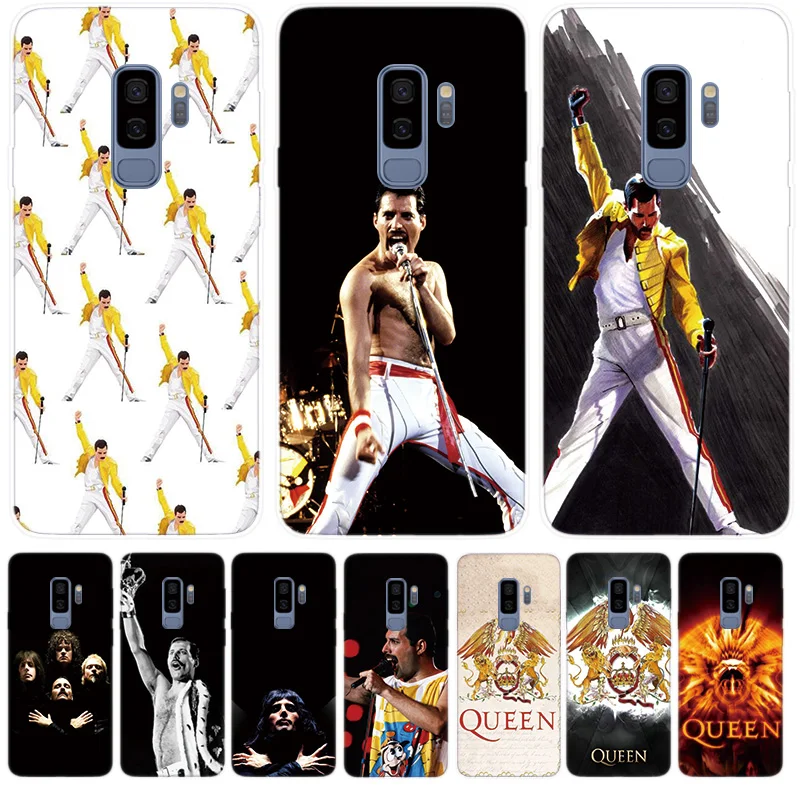 

Fundas Silicone Phone Case For Samsung Galaxy M10 M20 S10 5G S8 S9 Plus S10e S6 S7 Edge Bumper Cover Freddie Mercury Queen band