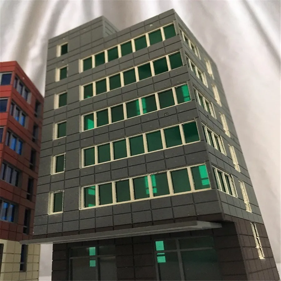 architecture model n scale building09