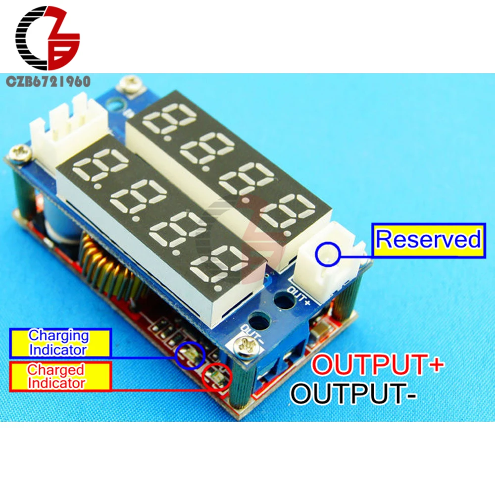 DC 5 V-32 в пост 5A CC CV понижающий Питание порт для зарядки через модуль с цифровой вольтметр Амперметр постоянного тока светодиодный индикатор водителя Напряжение регулятор