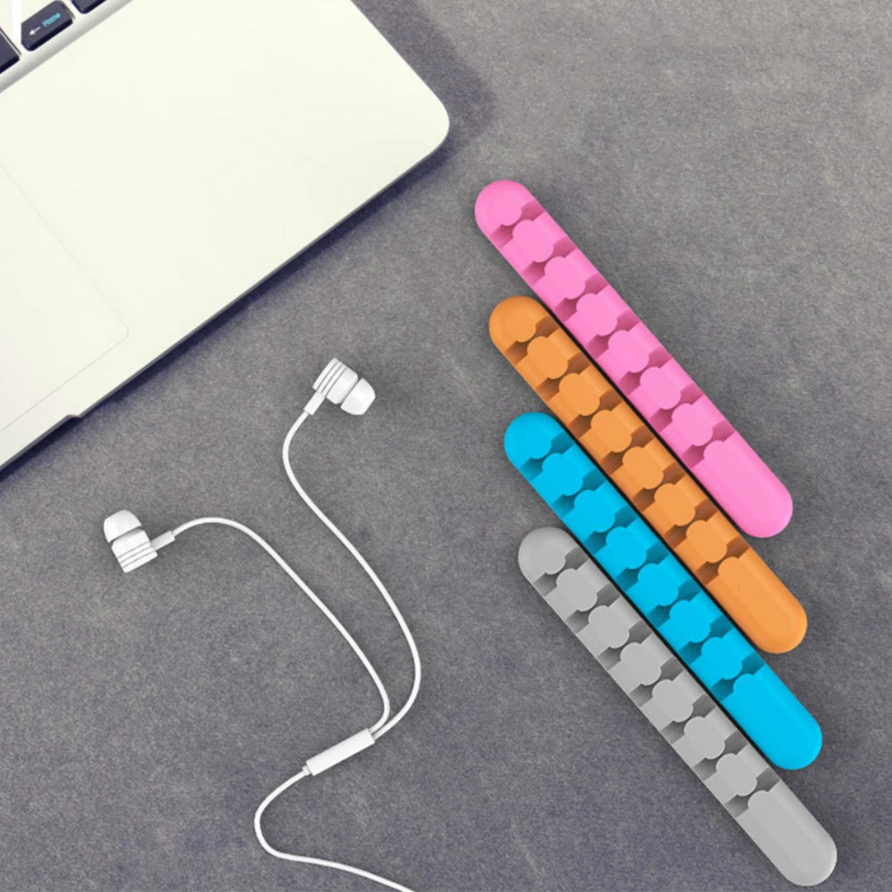 CBS Cable Winder Earphone USB Cable Organizer Wire Storage Cord Management Silicone Charger Cable Holder Clips for Mouse, MP4 CBS Cable Winder Earphone USB Cable Organizer Wire Storage Cord Management Silicone Charger Cable Holder Clips for Mouse, MP4