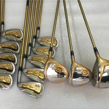 4 звезды Honma S-06 Гольф полный набор клюшки для гольфа драйвер+ проход древесина Утюги клюшка R/S/SR гибкий графит вал с крышкой на голову