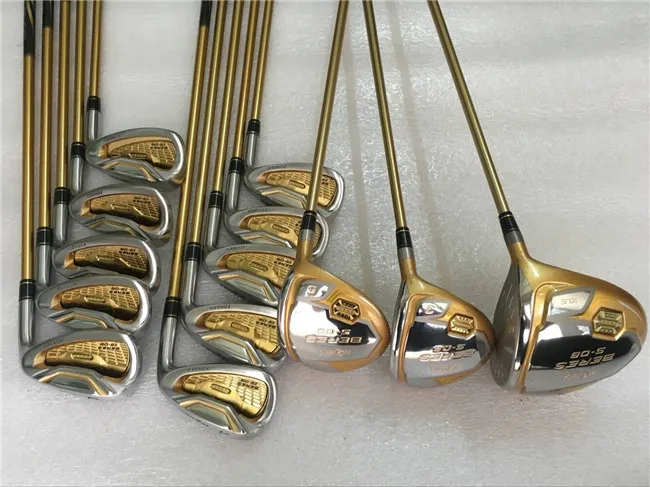 4 звезды Honma S 06 Гольф полный набор гольф клубов водителя + лес фарватера утюги