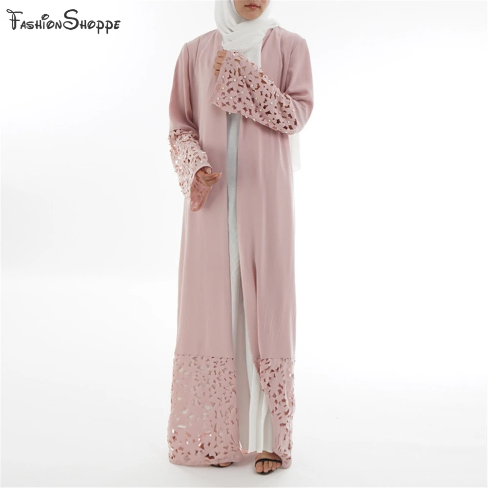 Модный мусульманский кафтан в стиле турецкого Дубая модель Muslimah длинная служба
