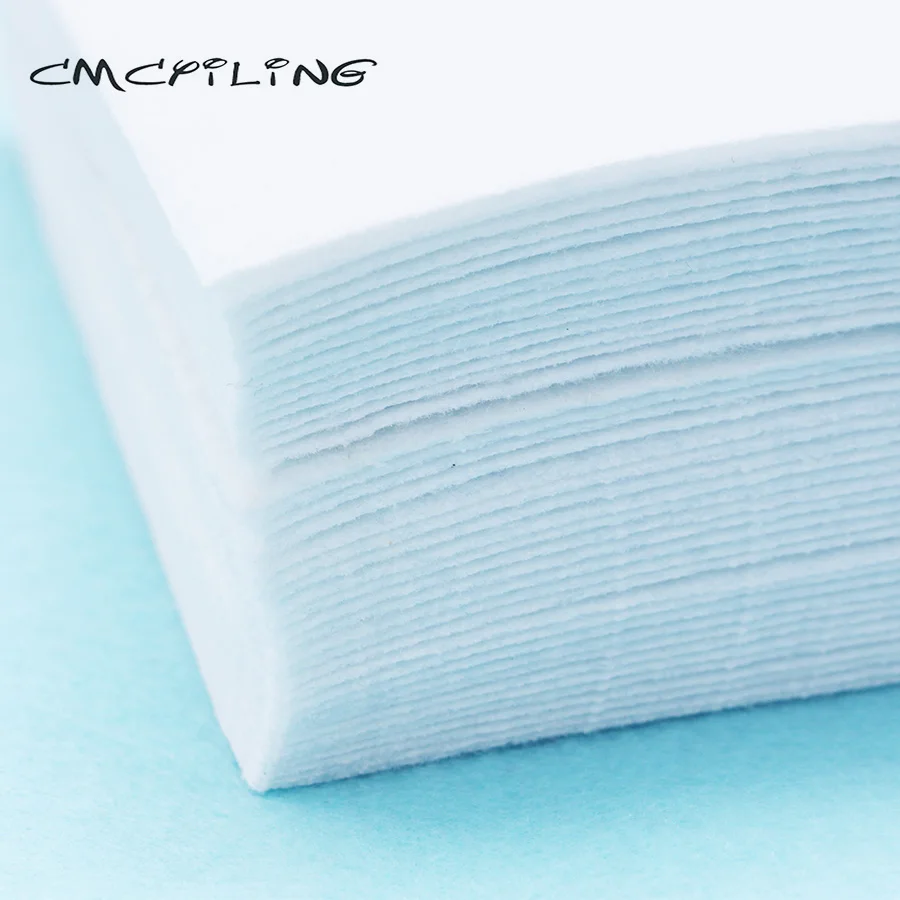 CMCYILING 40 шт./лот 20*20 см белая войлочная ткань толщина 1 мм полиэфирная для шитья