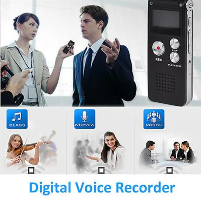 8 ГБ 16 ГБ 32 ГБ диктофон USB Встроенный микрофон MP3-плеер Диктофон Цифровой аудио интервью рекордер c0605