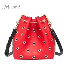 Mujeres Nuevas Bolsas de Asas Del Bolso de Crossbody Hombro Sobre de Mensajero Sling Bolsa de Cadena de Cangilones bolso de Cuero Rojo de la Alta Calidad 2017 Conjunto Femenino