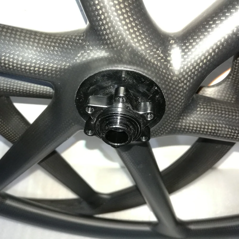 Best Custom logo 27.5er mtb carbon wheels 6 spokes wheels six spoke mtb carbon wheelset 27.5inch tubeless clincher Compatible 3
