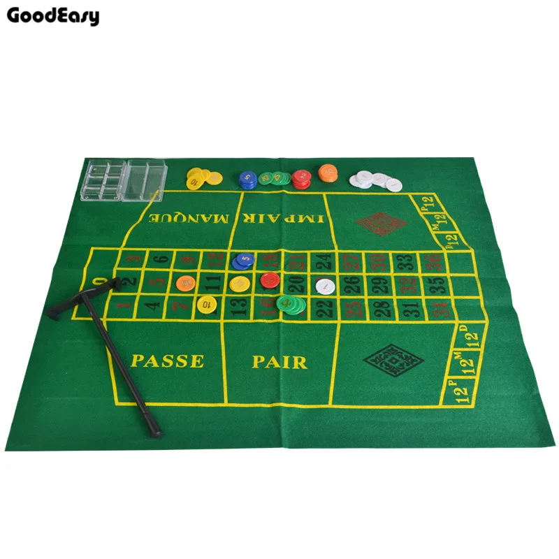 настольные игры русские Настольная игра 10 ''рулетка и 60 шт маленькие фишки для