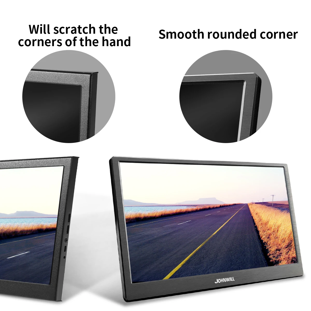 18.4 inch Full HD 3840X2160 4K IPS Portable gaming Screen monitor PC for PS3 PS4 Macbook 13.3