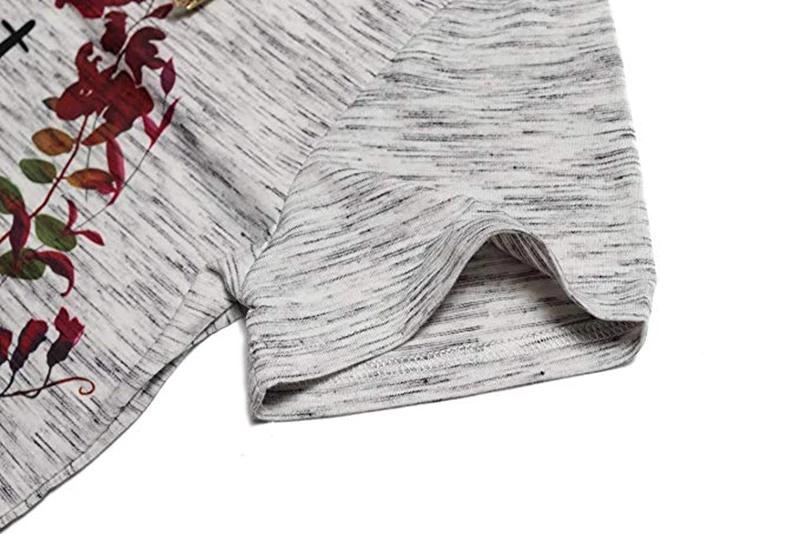 Women t shirt Short Sleeve Floral Not Today Satan Letters Printed Causal t shirts Female O-Neck Summer Gray Ladies Tops t-shirt (11)