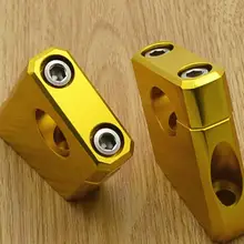 Внедорожные мотоциклетные зажимы 35 мм поднятый Руль Ручка Бар стояки черный для 22 мм 7/"-22 мм 1-1/8 Fat Bar Pit Dirt Moto Bike