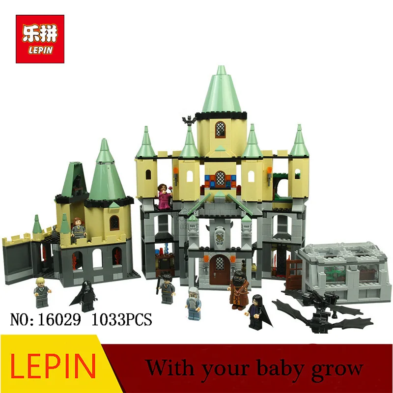 

DHL lepin castle 16029 1033Pcs Movie Series The magic Hogwort Castle Model set Building Blocks Bricks Toys for Children 5378
