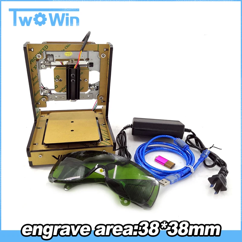 

Work Area 38*38mm,DIY small Laser engraving machine ,Mini Laser Engraving Machine,, DIY cnc laser marking cutting