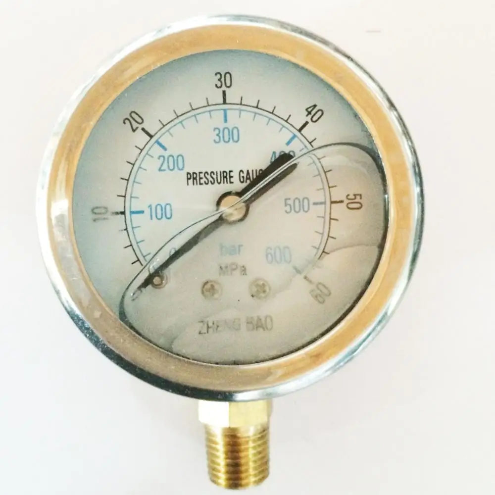Zhengbao hydraulic oil pressure gauge YN 60 0 60 vibration proof
