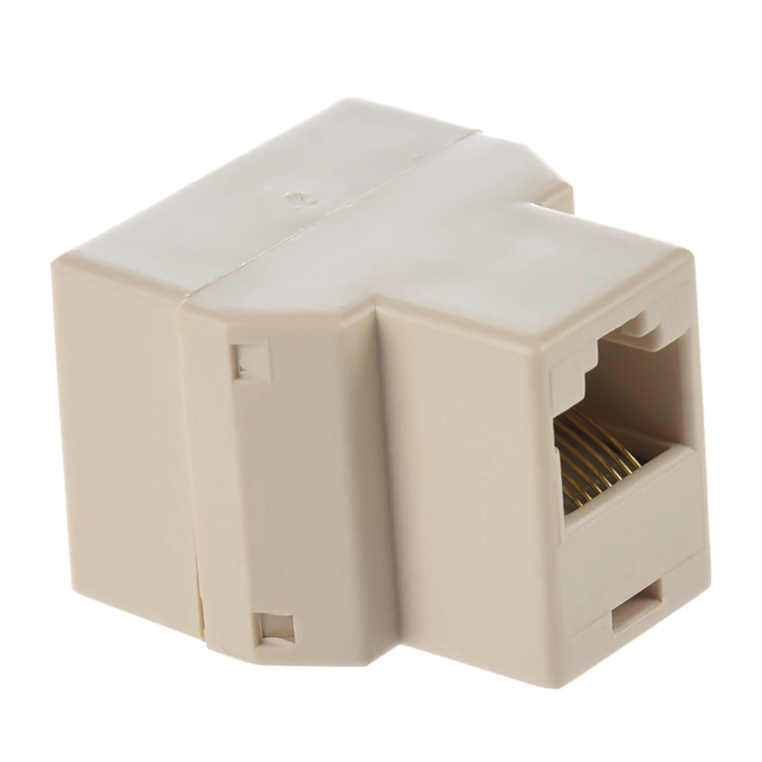Новый 2 шт. хаки пластик 3 пути RJ45 LAN сетевой Ethernet сплиттер разъем|Соединители| |