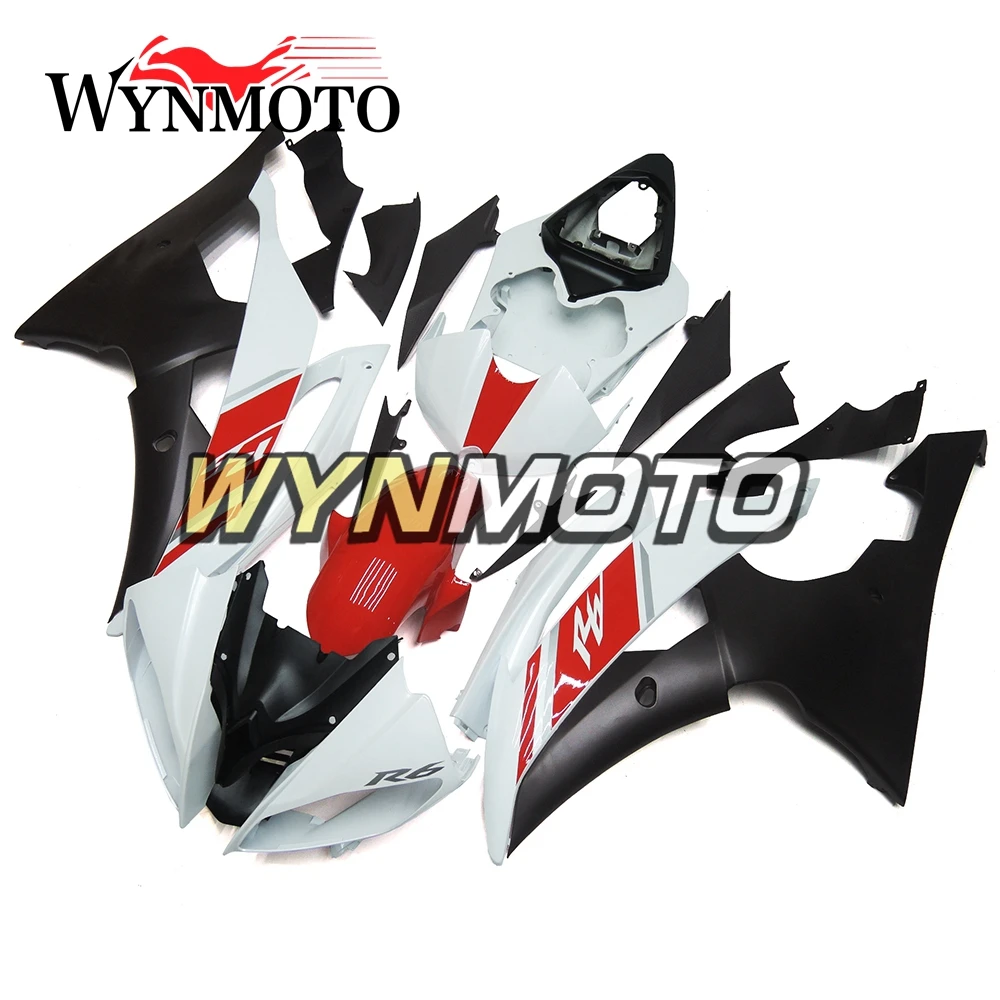 

White Black Red ABS Injection Plastics Full Fairings For Yamaha YZF R6 Year 2008 - 2015 08-15 2016 Motorcycle Fairing Kit Cover