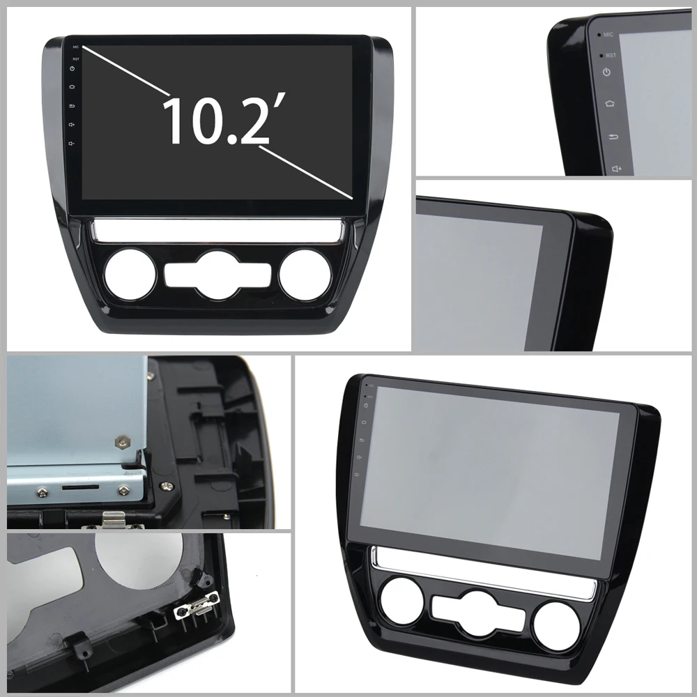 Автомагнитола gps для VW Jetta 2012 2013 Мультимедиа Android Автомагнитола 10," ips экран Автомагнитола стерео NAVI 4G wifi RDS