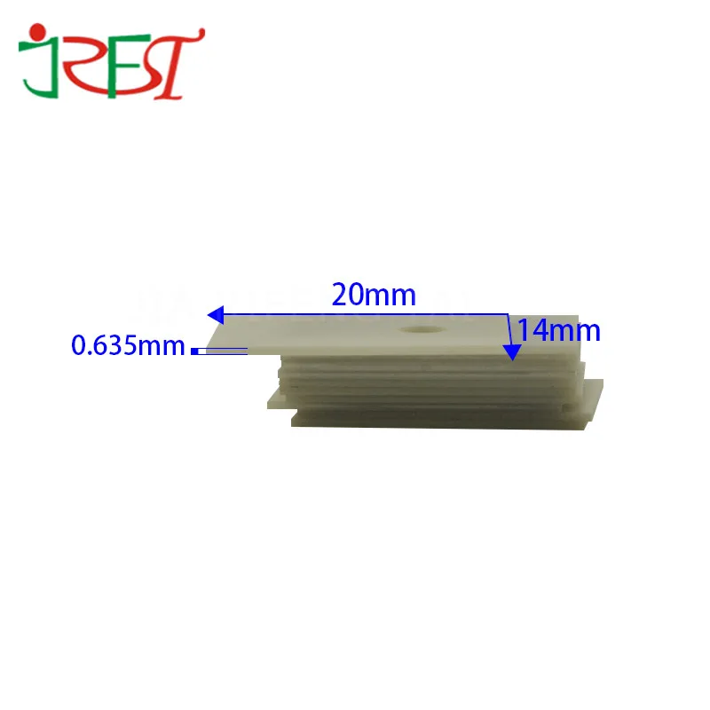 AlN подложка Pacakge TO-220 0,635 мм* 14 мм* 20 мм алюминиевый нитрид керамический транзисторный изолятор