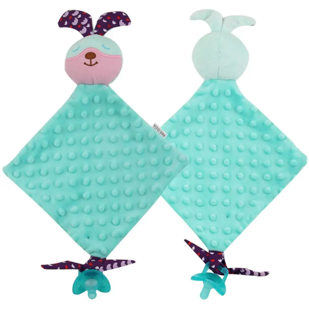 wonderful Bubble Cloth Multi-functional Cartoon Animal Appease Saliva Towel Comforting Towel Sleeping Doll Ba