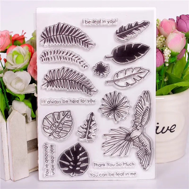 clear Rubber Silicone Clear Stamps for Scrapbooking Tampons