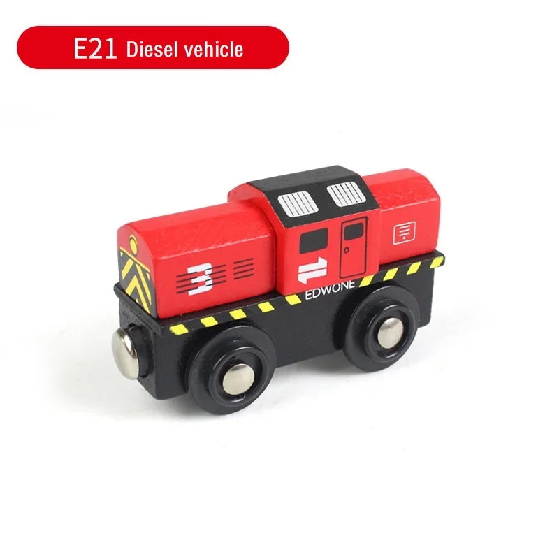Wood Railway Track Car Magnetic Train Locomotive Toy Trains Accessories Kids Fit Wood Thomase Educational Model  Magnetic Trains 21