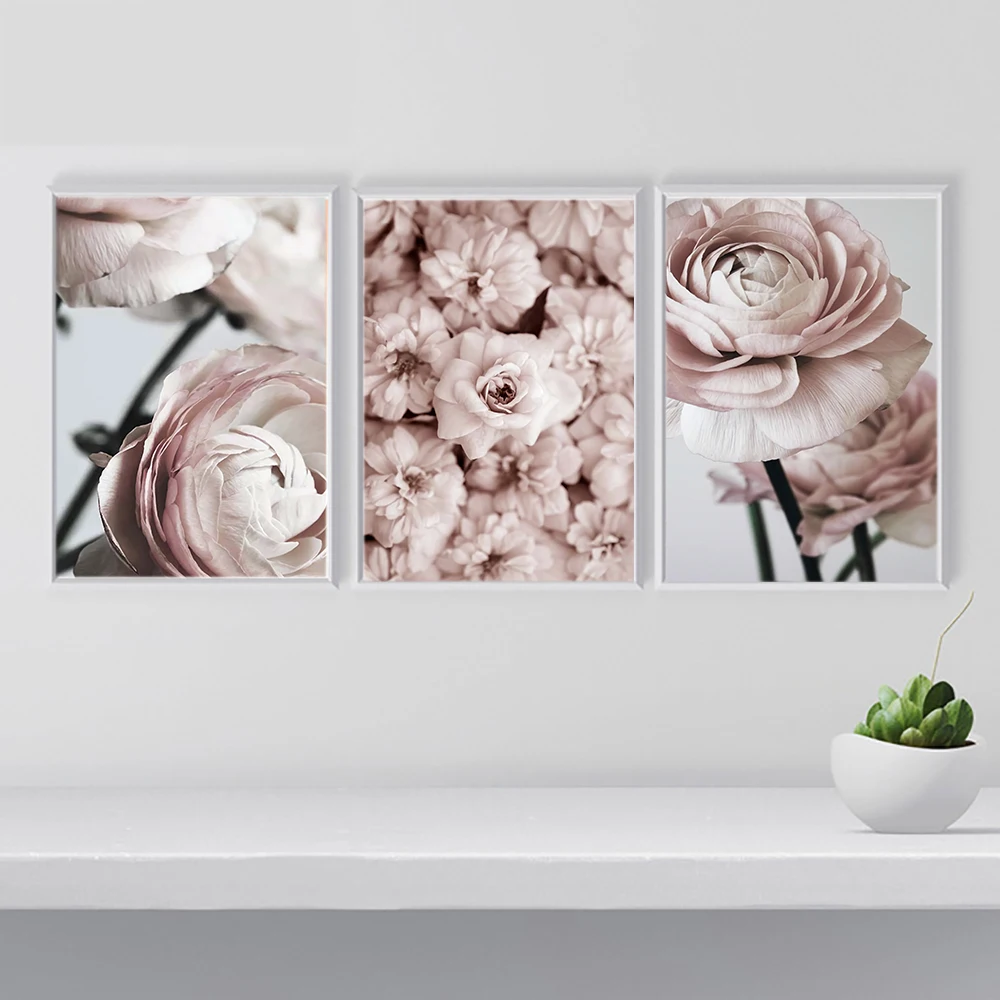Cuadros-Pink-Peony-Flower-Canvas-Painting-Nordic-On-Wall-Pictures-Modular-Paintings-For-Living-Room-Home