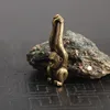 Copper Chinese Zodiac Monkey keychain Pendant Vintage Brass Animal Gibbon Key Chains Charm Key Rings Home Decoration Ornament ► Photo 2/6