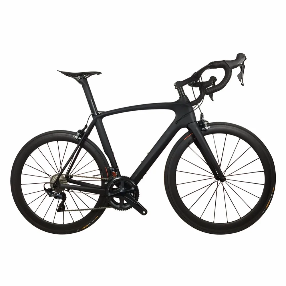 Cheap 2018 Chinese Factory Carbon Road Complete Bike, Aero Racing Carbon Bicycle with R8000 Groupset, Complete Bicycle Available size 1