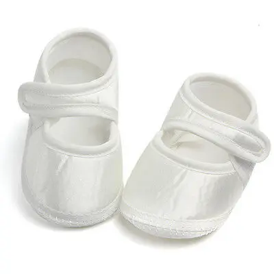Bebé Niñas Niños recién nacido lindo algodón blanco princesa Zapatos prewalker infantil antideslizante suela suave Zapatos mocasines 0 -6 m Bebé Niñas Niños recién nacido lindo algodón blanco princesa Zapatos prewalker infantil antideslizante suela suave Zapatos mocasines 0 -6 m