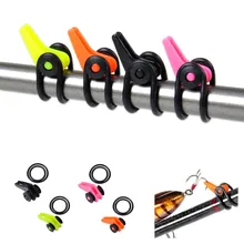 5Pcs/Bag Plastic Fishing Rod Pole Hook Keeper for Lures Bait Spoon Treble Fish Hook Safety Holder Fishing Tackle Accessories