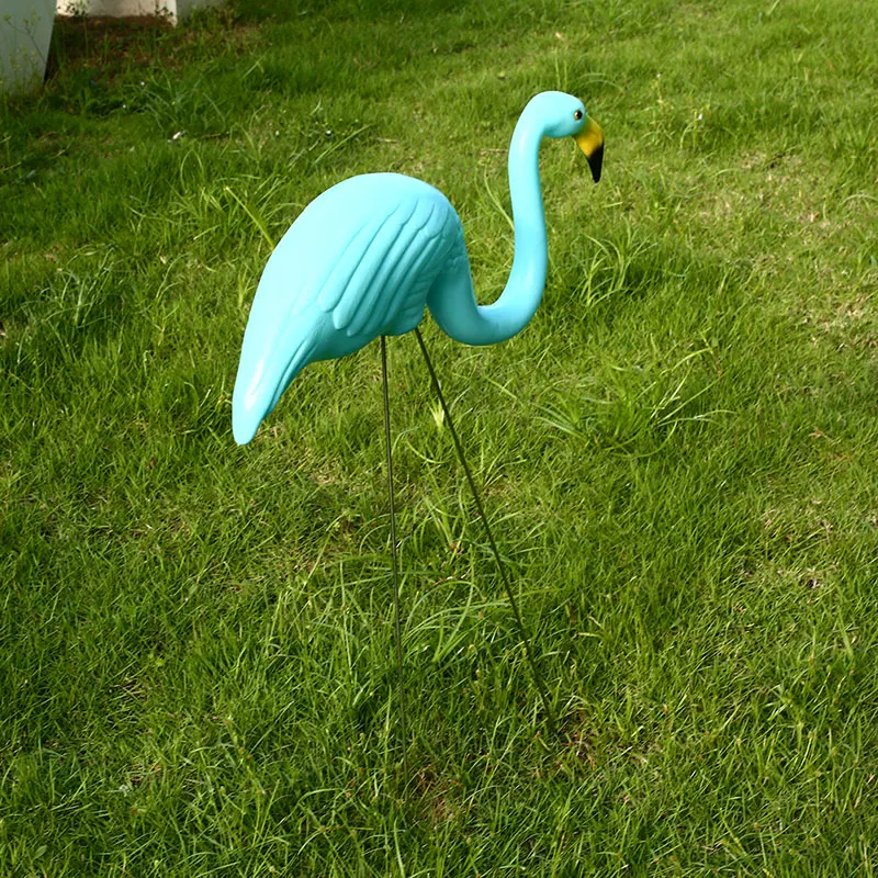 

Flamingo Lawn Decoration Flamingo Figurines Lifelike Plastic Artificial Garden Ornaments Arts Lawn Jardin Decor Drop shipping