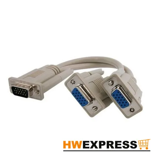 Hot New VGA Male To 2 Female Monitors Splitter Cable For Video | Обустройство дома