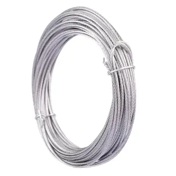 

Stainless Steel Wire Rope 1.5MM Lift Racks Rope Clothesline 100Meter