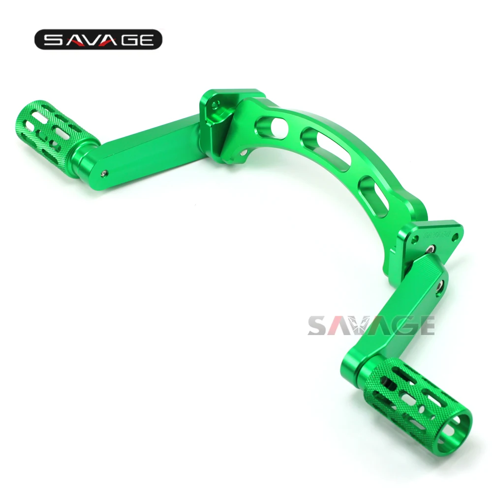 Для Kawasaki Ninja ZX-6R ZX-6RR 2003-2004 Регулируемая subcage трюк пассажира колышки мотоциклетные производительность трюк