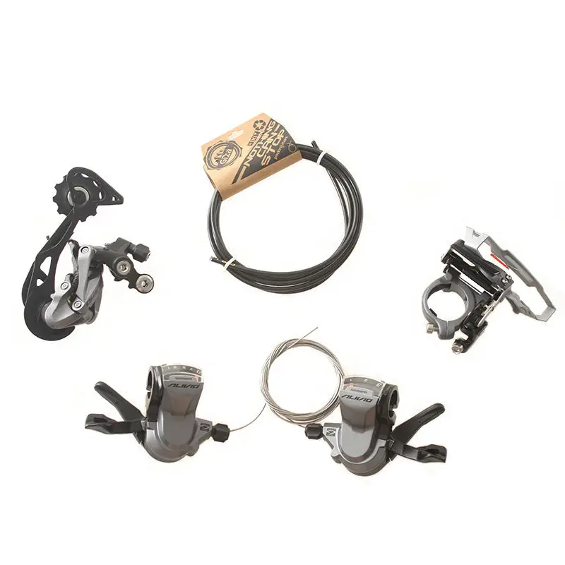 SHIMANO ALIVIO M4000 9S 27S Speed MTB Bicycle Groupset Kit 4 Parts with Shifter Lever & Front