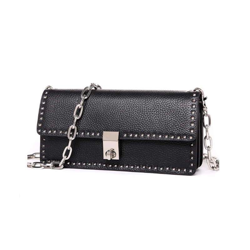 

2018 Summer Hot Handbag Women Casual Flap Bag Female Shoulder Messenger Bags High Quality Cow Genuine Leather Handbag