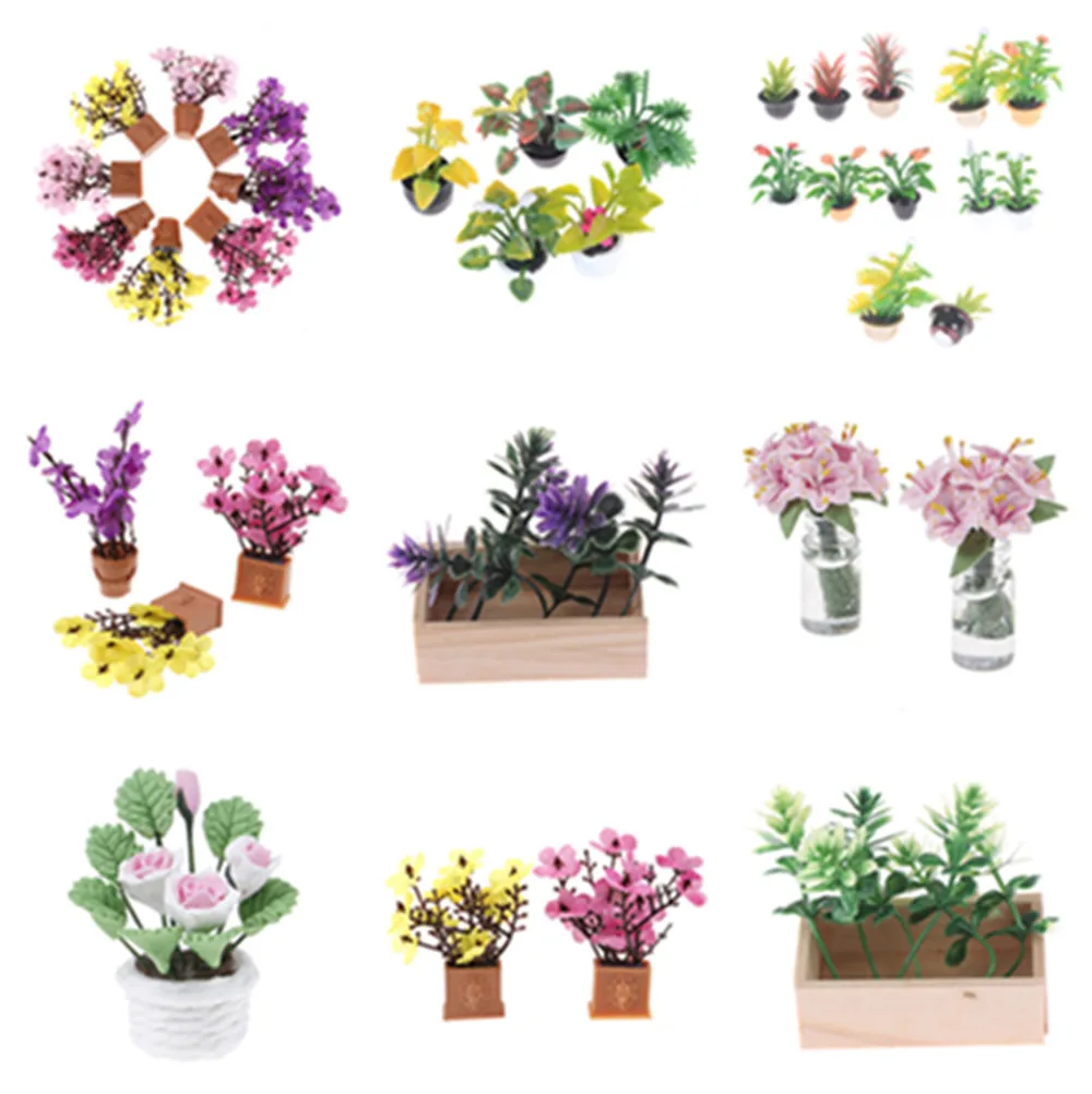 Flower Garden Miniature Dollhouse Doll House Picture