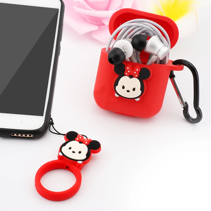 3 в 1 милый силиконовый ударопрочный чехол для Apple IPhone AirPods Air Pods наушники зарядка
