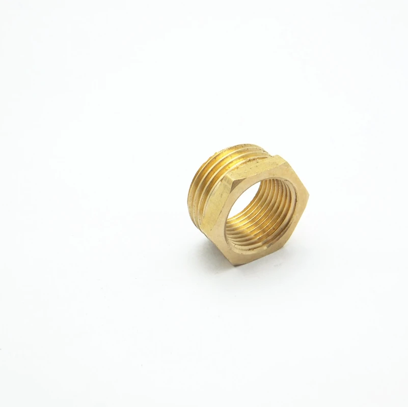 

3/8" BSP Female Thread x 1/2" BSP Male Thread Brass Reducer Bushing Reducing Coupler Connector Adapter Pipe Fitting For Water