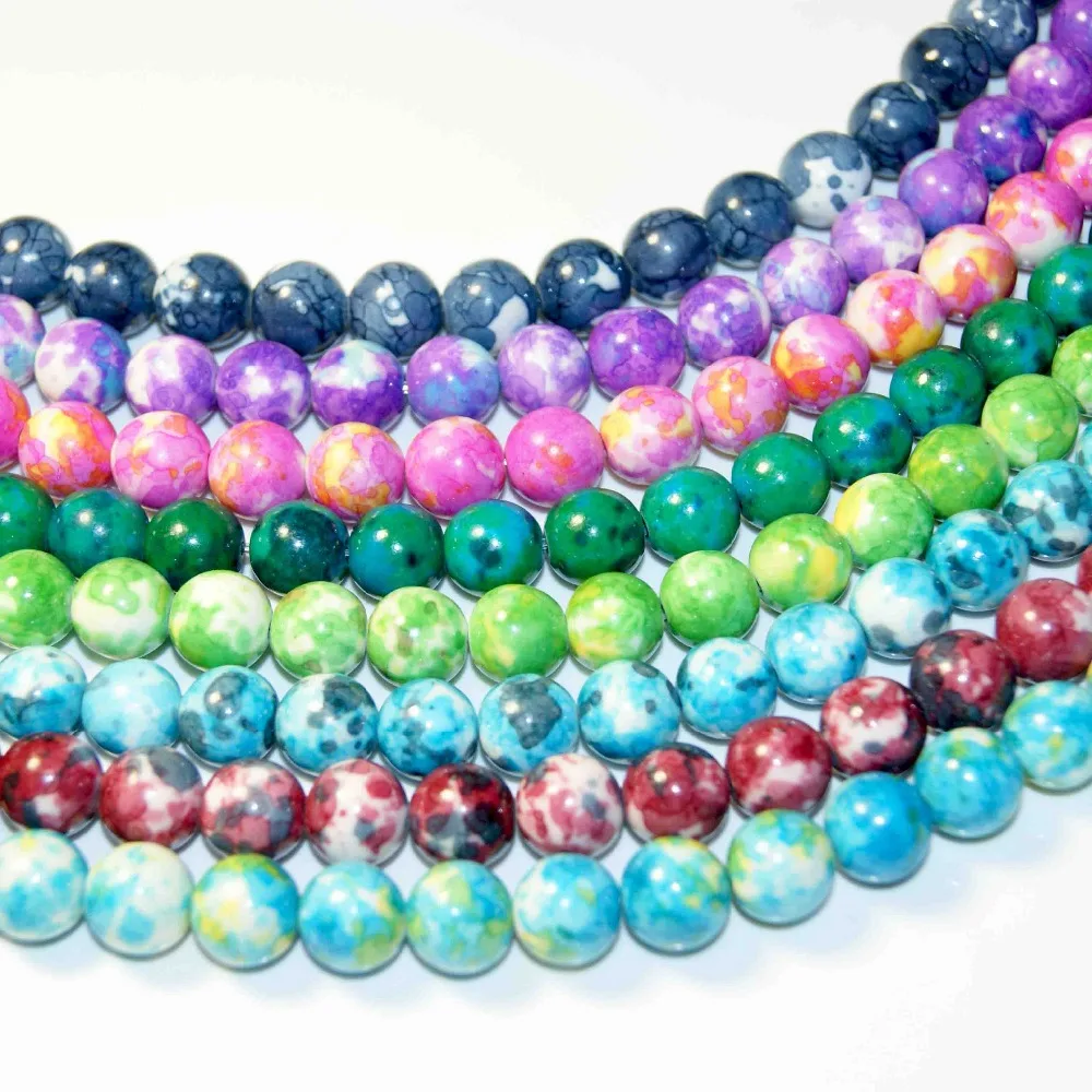 Wholesale A Variety Of Colors Natural Stone Beads For Jewelry Making