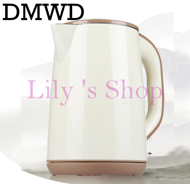 

DMWD Split Style Stainless Steel Electric Kettles Quick Heating Auto water boiler heater tea pot Strong Packing 220V 1.5L EU US