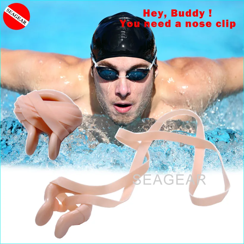 Wholesale Waterproof swimming Nose Clip adult diving Soft silicone Nose