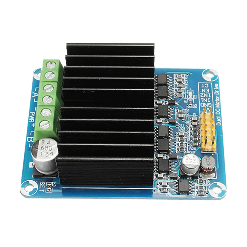 

50A Dual-Channel H-bridge Motor Driver Module For-arduino Robot Chassis Servo