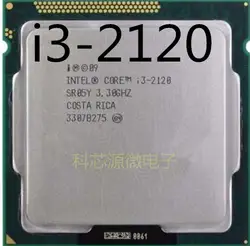 Компьютер с процессором Intel Core i3-2120 i3 2120 процессор (3 м Кэш, 3,30 ГГц) LGA1155 Настольный Процессор