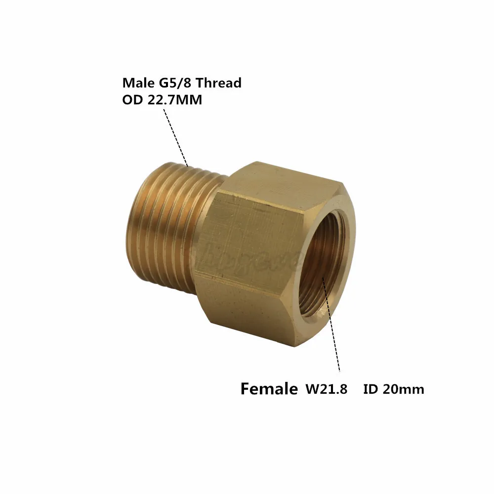 Co2 Tank Regulator Convert Adapter W21.8 G58-standard Co2 tank no pin to Regulator (3)