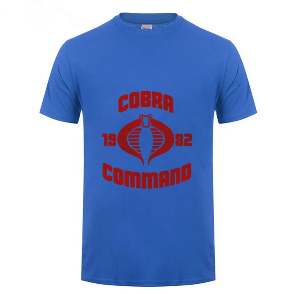 Cobra Commander 1982 для мужчин футболка летние Стиль футболки Мужская хлопковая с