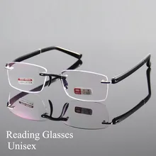 Светильник для чтения, очки без оправы, оправа для дальнозорких очков, прочность+ 1,00+ 1,50+ 2,00+ 2,50+ 3,00+ 3,50+ 4,00