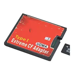 Microsd памяти CF карта адаптера TF Micro SD/HC для Compact Flash Тип I устройство чтения карт памяти конвертер один слот