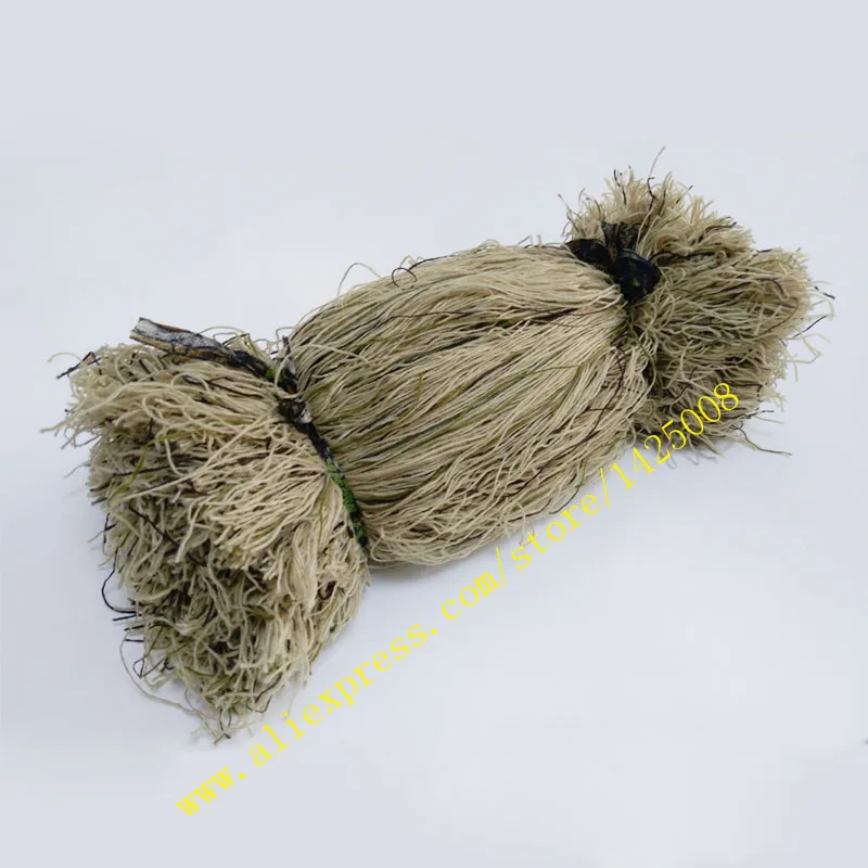 Вес 2 фунта травы стиль Ghillie нить костюма Синтетическая Пряжа мешковины DIY Mossy